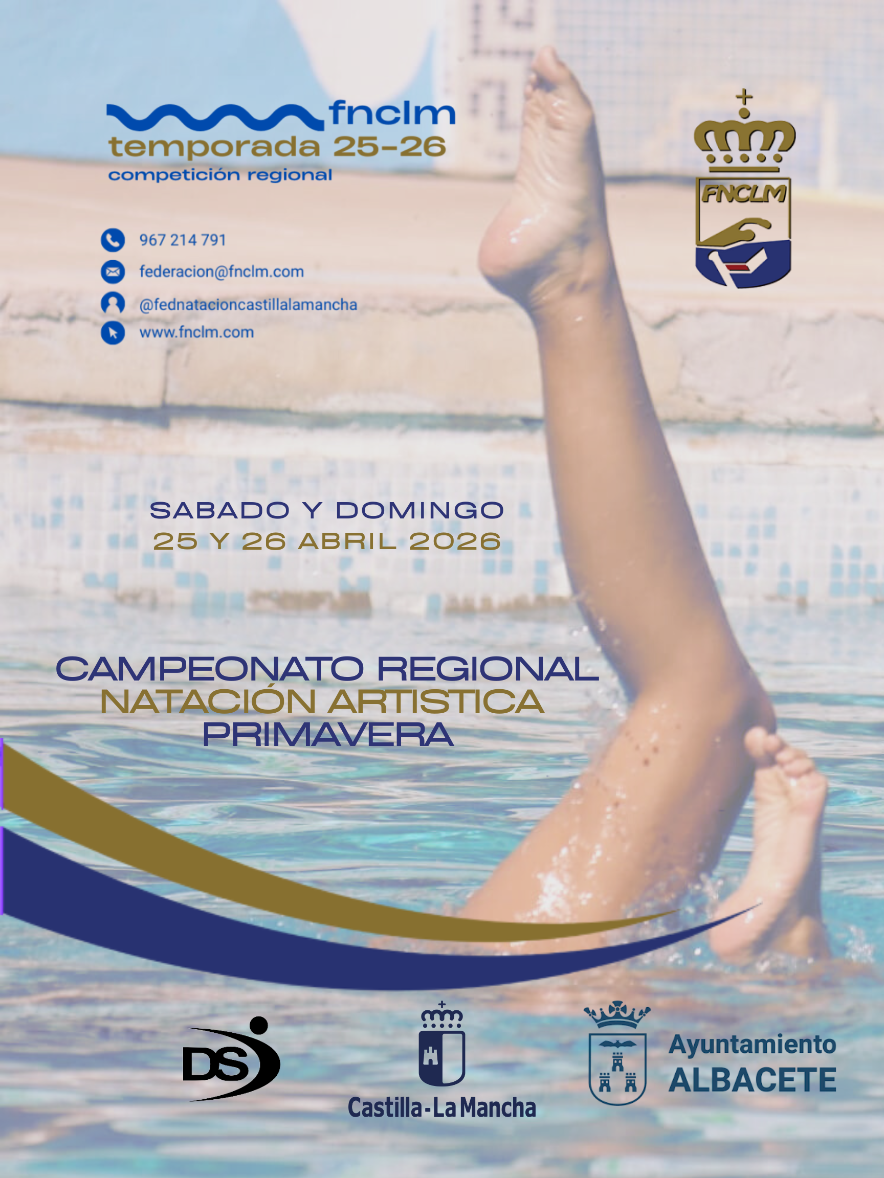 CAMPEONATO TERRITORIAL PRIMAVERA OPEN NATACIÓN ARTÍSTICA DE CLM 2026