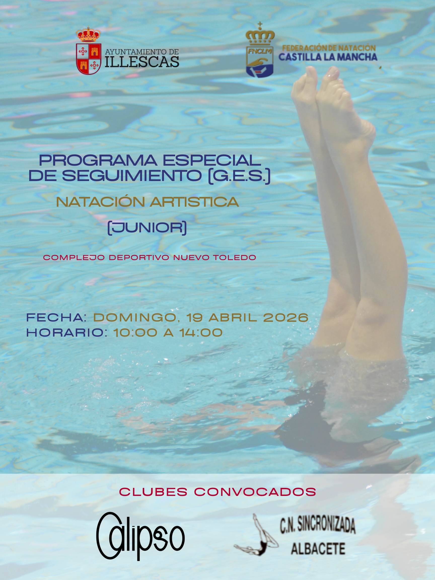 Prog. Especial Seguimiento Natación Artística – Junior y Senior