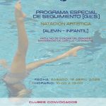 Prog. Especial Seguimiento Natación Artística – Alevín-Infantil