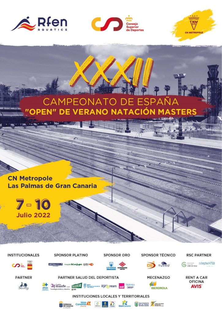 Campeonato de España de Natación Máster de Verano @ Las Palmas de Gran Canaria
