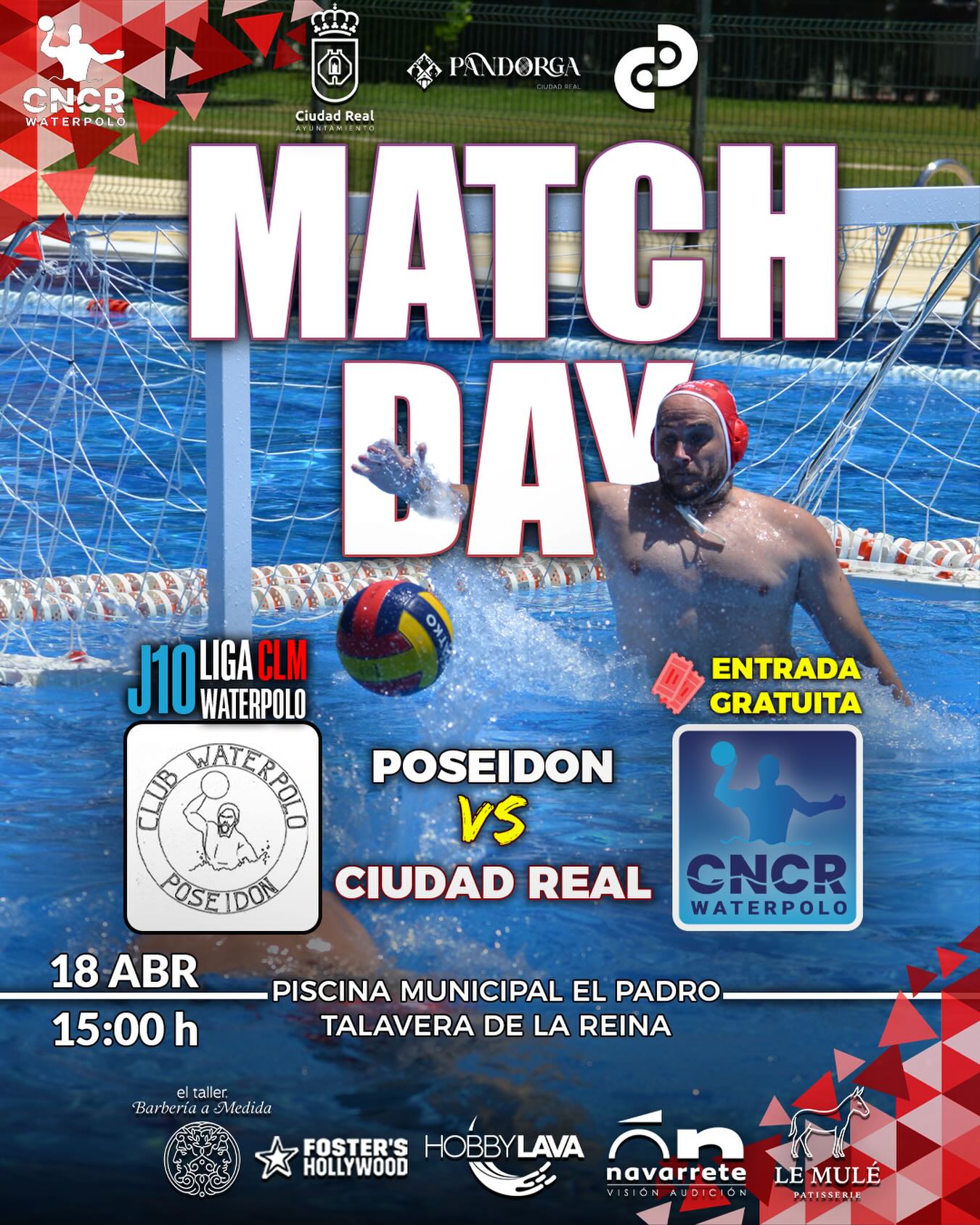 Liga Absoluta FNCLM de Waterpolo - C.W. Poseidón - C.N. Ciudad Real